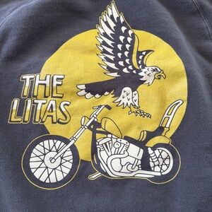 Hell Babes The Litas biker motorcycle hoodie XL